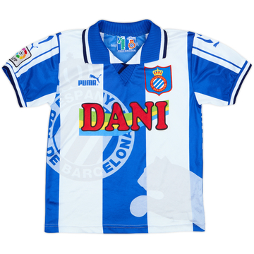 1996-97 Espanyol Home Shirt - 7/10 - (S.Boys)