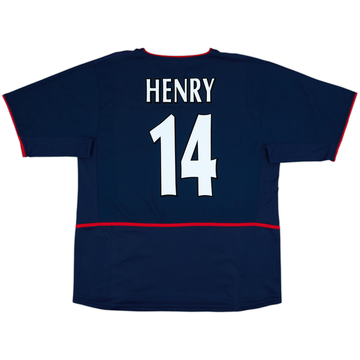 2002-04 Arsenal Away Shirt Henry #14 - 8/10 - (XL)