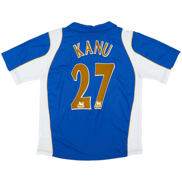 2006-07 Portsmouth Home Shirt Kanu #27 - 9/10 - (L)