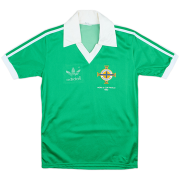 1982 Northern Ireland "World Cup Finals 1982" Home Shirt - 7/10 - (S)
