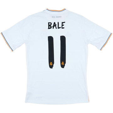 2013-14 Real Madrid Home Shirt Bale #11 - 8/10 - (XL.Boys)