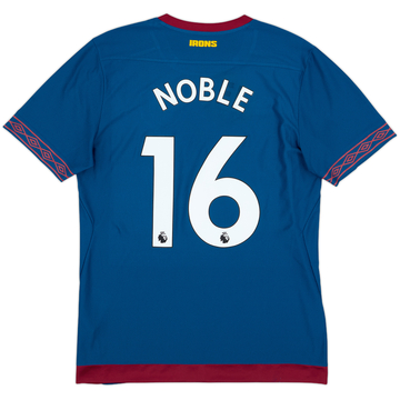 2018-19 West Ham Away Shirt Noble #16 - 9/10 - (L)