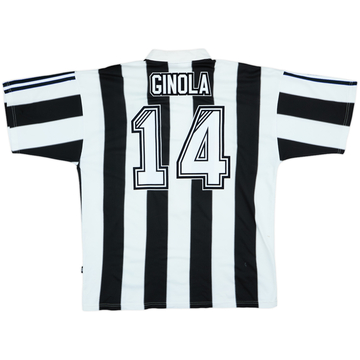 1995-97 Newcastle Home Shirt Ginola #14 - 6/10 - (XL)