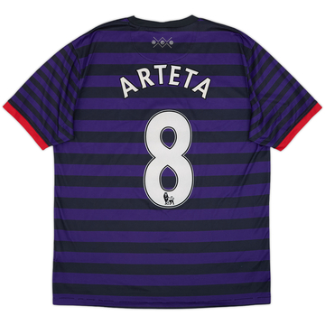 2012-13 Arsenal Away Shirt Arteta #8 - 5/10 - (L)