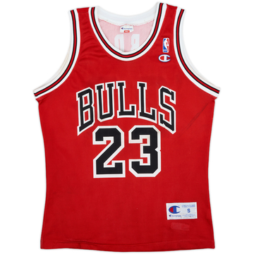 1991-98 Chicago Bulls Jordan #23 Champion Away Jersey - 9/10 - (S)