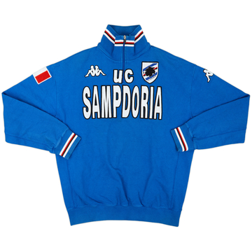 2008-09 Sampdoria Kappa 1/4 Zip Drill Top - 9/10 - (3XL)