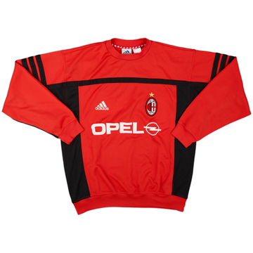 2000-01 AC Milan adidas Sweat Top - 8/10 - (M/L)