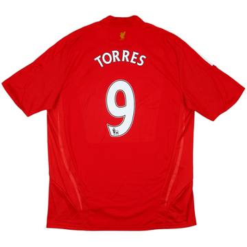 2008-10 Liverpool Home Shirt Torres #9 - 8/10 - (XL)