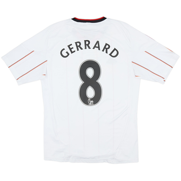 2010-11 Liverpool Away Shirt Gerrard #8 - 5/10 - (S)