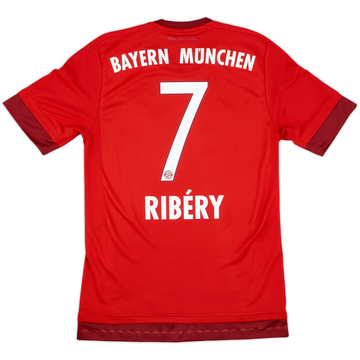 2015-16 Bayern Munich Home Shirt Ribery #7 - 9/10 - (S)