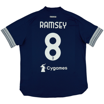 2021-22 Juventus Authentic Away Shirt Ramsey #8 - 9/10 - (XL)