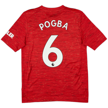 2020-21 Manchester United Home Shirt Pogba #6 - 6/10 - (XL.Boys)