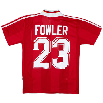 1995-96 Liverpool Home Shirt Fowler #23 - 6/10 - (S)