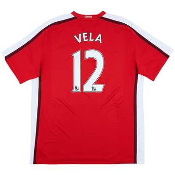2008-10 Arsenal Home Shirt Vela #12 - 10/10 - (XL)