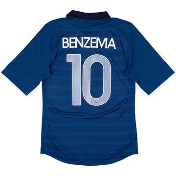 2011-12 France Authentic Home Shirt Benzema #10 - 8/10 - (M)
