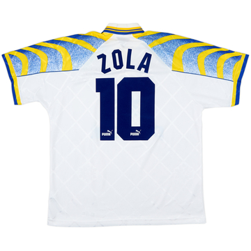 1995-97 Parma Home Shirt Zola #10 - 9/10 - (L)