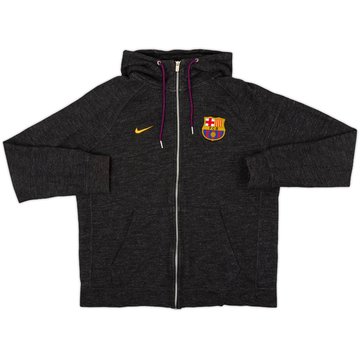 2017-18 Barcelona Nike Hooded Track Jacket - 10/10 - (L)