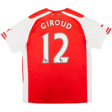 2014-15 Arsenal Home Shirt Giroud #12 - 5/10 - (M)