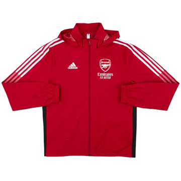 2021-22 Arsenal adidas Hooded Track Jacket - 8/10 - (S)