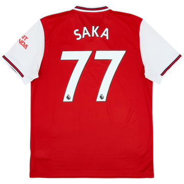 2019-20 Arsenal Home Shirt Saka #77 - 8/10 - (L)