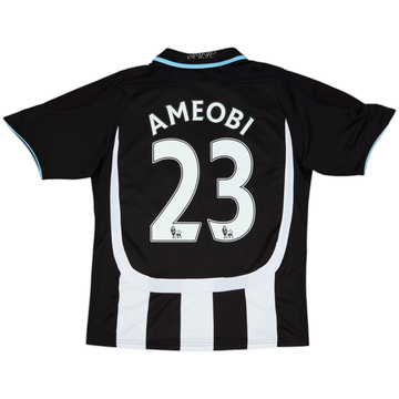 2007-09 Newcastle Home Shirt Ameobi #23 - 7/10 - (L.Boys)