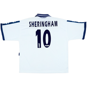 1995-97 Tottenham Home Shirt Sheringham #10 - 8/10 - (XL)