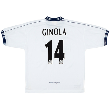 1997-99 Tottenham Home Shirt Ginola #14 - 9/10 - (XL)