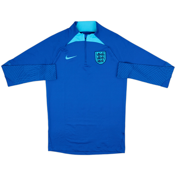 2022-23 England Nike 1/4 Zip Drill Top - 9/10 - (S)