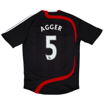 2007-08 Liverpool Third Shirt Agger #5 - 8/10 - (M)