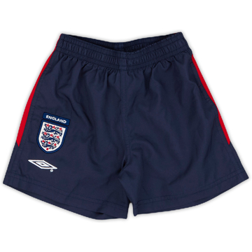 2002-04 England Home Shorts - 10/10 - (2-3 Years)