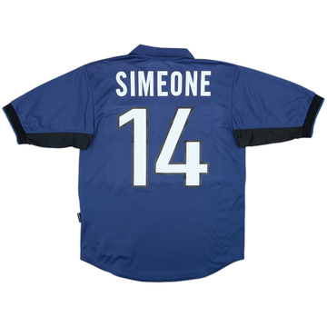 1998-99 Inter Milan Third Shirt Simeone #14 - 8/10 - (S)