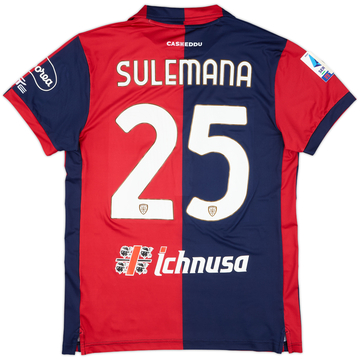 2023-24 Cagliari Match Issue Home Shirt Sulemana #25
