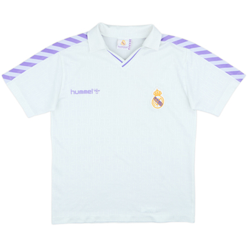 1989-90 Real Madrid Home Shirt - 7/10 - (L)