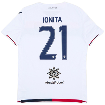 2017-18 Cagliari Away Shirt Ionita #21 - 8/10 - (L)