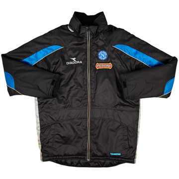 2002-03 Napoli Diadora Padded Bench Coat - 8/10 - (L)