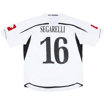 2009-10 Cesena Match Issue Home Shirt Segarelli #16