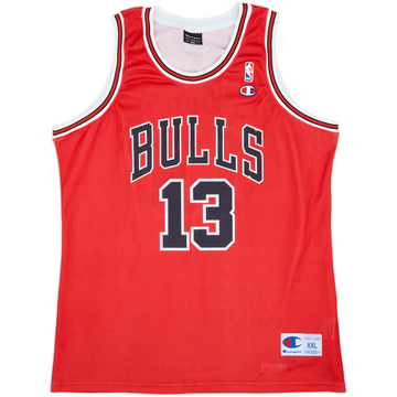 2007-10 Chicago Bulls Noah #13 Champion Away Jersey - 9/10 - (XXL)