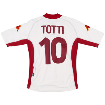 2001-02 Roma Away Shirt Totti #10 - 6/10 - (S)