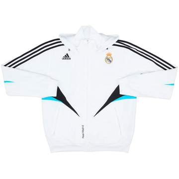 2008-09 Real Madrid adidas Hooded Track Jacket - 8/10 - (S)