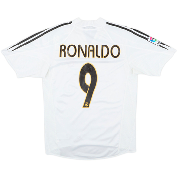 2004-05 Real Madrid Home Shirt Ronaldo #9 - 7/10 - (S)