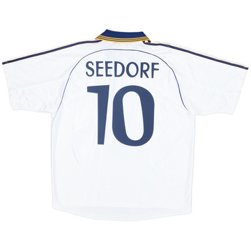 1998-00 Real Madrid Home Shirt Seedorf #10 - 8/10 - (L)