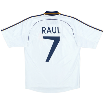 1998-00 Real Madrid Home Shirt Raul #7 - 8/10 - (M)