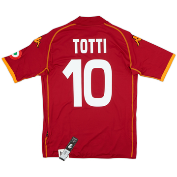 2008-09 Roma Home Shirt Totti #10 (L)