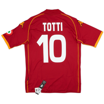 2008-09 Roma Home Shirt Totti #10 (S)