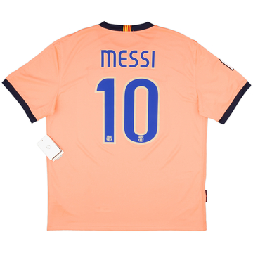 2009-10 Barcelona Away Shirt Messi #10 (XL)