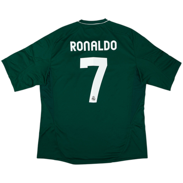 2012-13 Real Madrid CL Third Shirt Ronaldo #7 (XL)