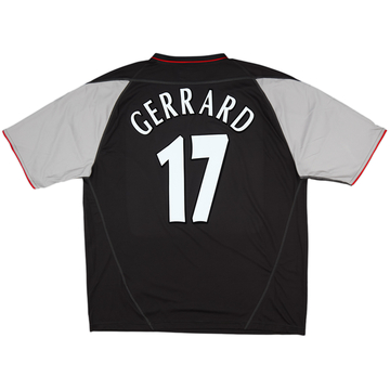 2002-04 Liverpool Away Shirt Gerrard #17 (XL)