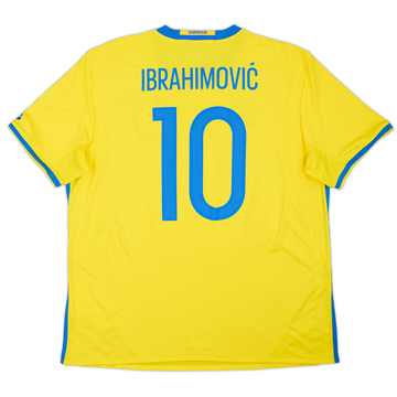 2016-17 Sweden Home Shirt Ibrahimovic #10 - 9/10 - (XL)