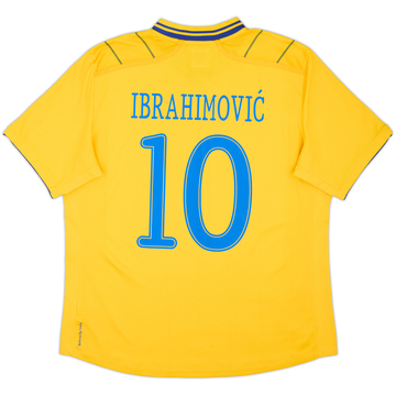 2012-13 Sweden Home Shirt Ibrahimovic #10 - 7/10 - (XL)