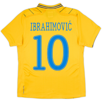 2012-13 Sweden Home Shirt Ibrahimovic #10 - 6/10 - (XL.Boys)